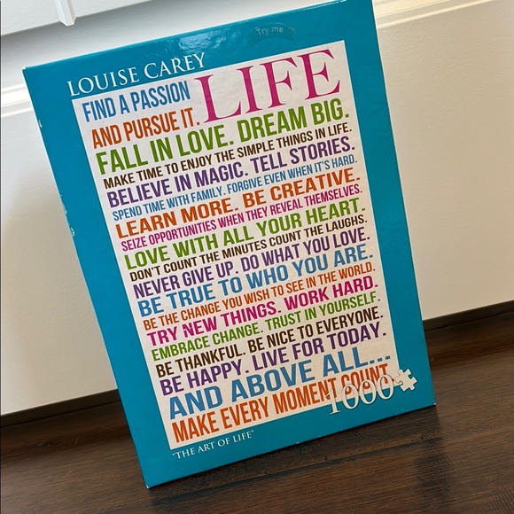 The Art Of Life Louise Carey 1000 Piece Jigsaw Puzzle NEW‎ - Picture 1 of 7